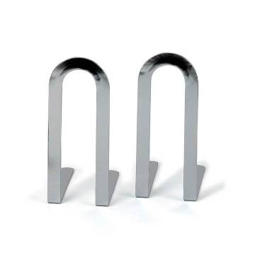 Spectrum Diversified - ELEMENTS Bookends - Small - Chrome