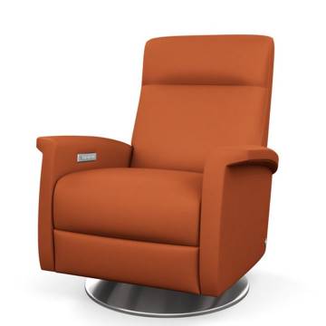 American Leather FALLON Tight Back Comfort Recliner - Swivel Base or Wood Legs