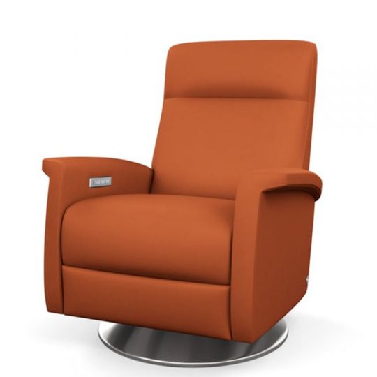 American Leather Fallon Tight Back Comfort Recliner Swivel