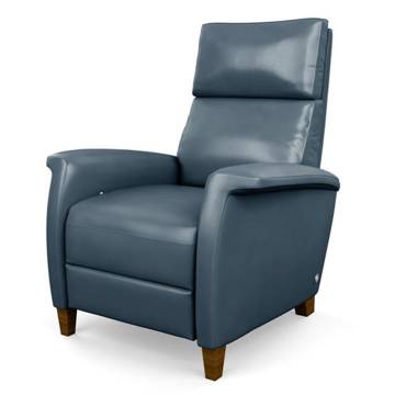 American Leather FELIX Pillow Back Comfort Recliner - Swivel Base or Wood Legs
