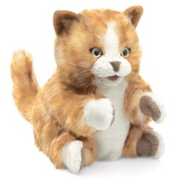 folkmanis ragdoll cat hand puppet