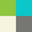 Image for option JUN - Lagoon / Lime / Smoke / Off White