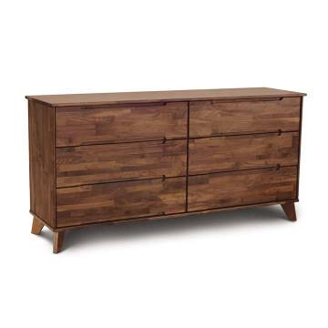 Copeland Linn 6-Drawer Dresser - Walnut