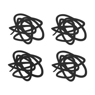 MoMA DOODLE Coasters, Set of 4