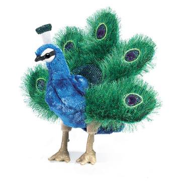 Folkmanis Small Peacock Hand Puppet