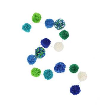 Friendly Loom Pom Pom Garland Kit - Blues