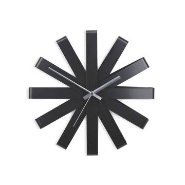Umbra Ribbon Wall Clock - Black
