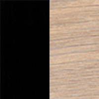 Image for option Black Nano Laminate / White Oil Oak Base