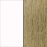 Image for option White Laminate / White Oil Oak Base