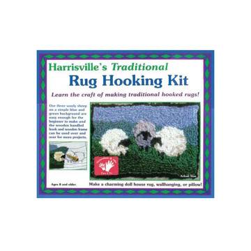Friendly Loom Traditional Rug Hooking Kit - Sheep