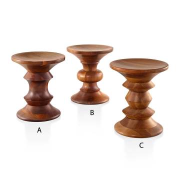 Eames® Walnut Stool